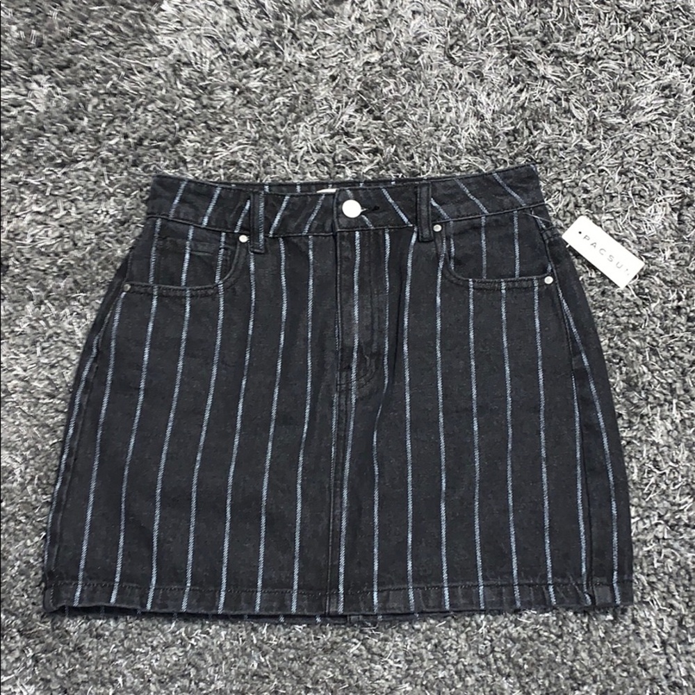 Pacsun Black Denim Skirt